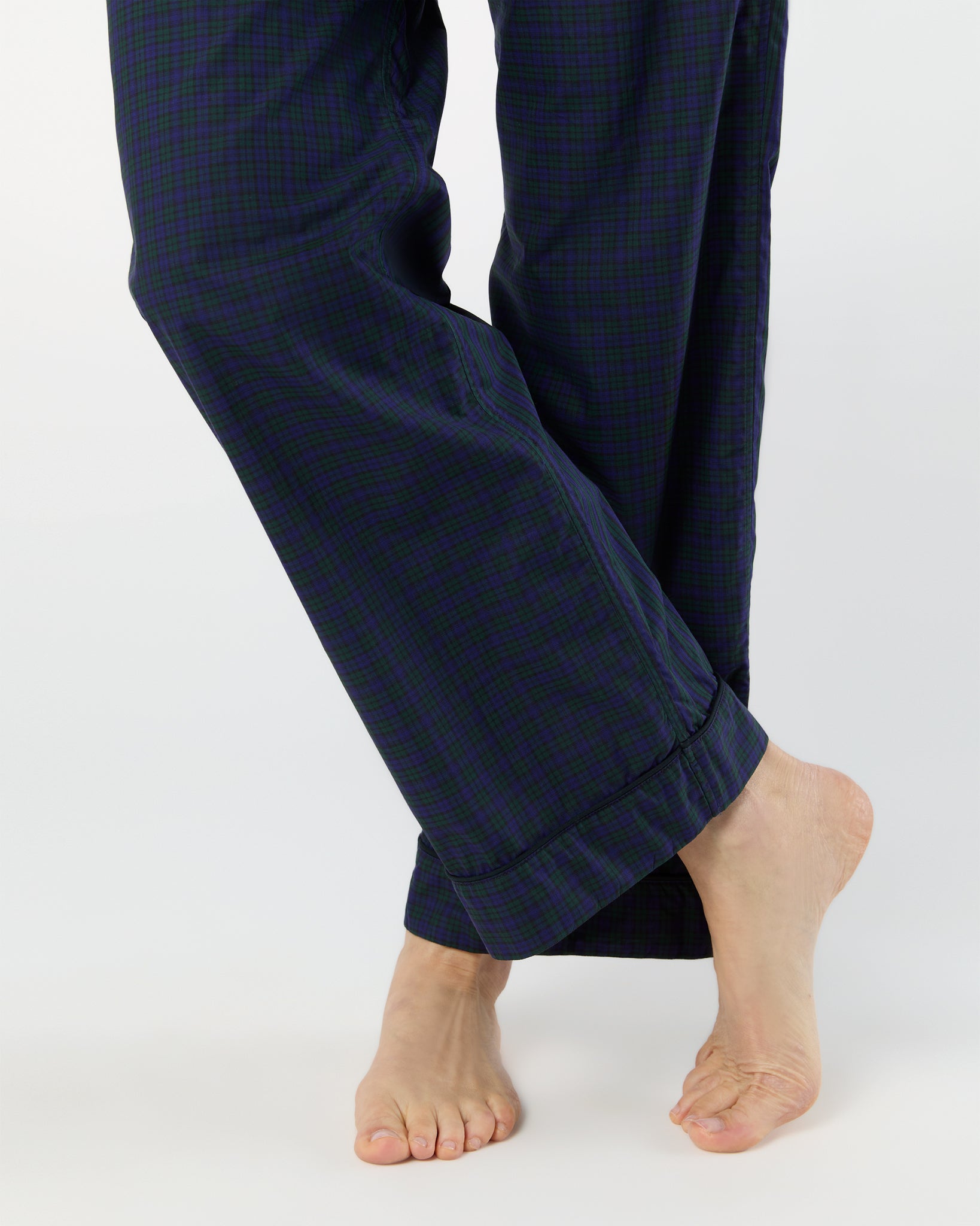 Pajama Set in Blackwatch Poplin