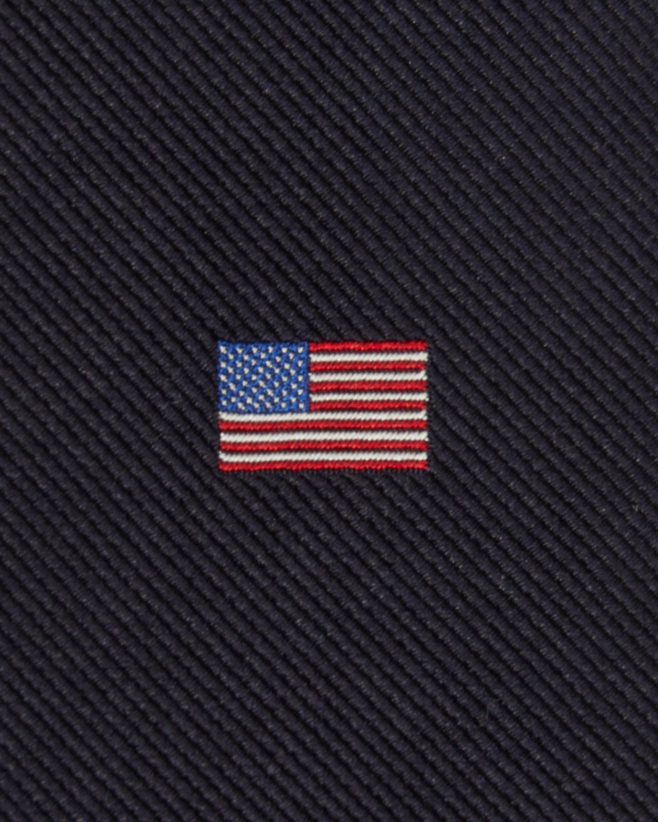 Silk Single Club Tie in American Flag