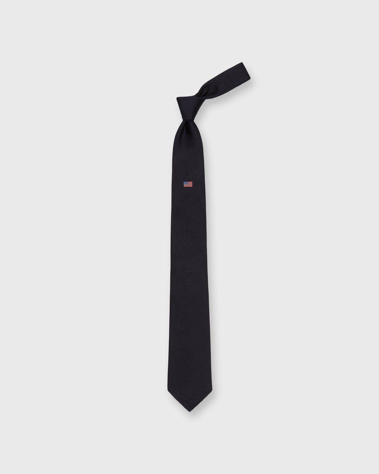 Silk Single Club Tie in American Flag