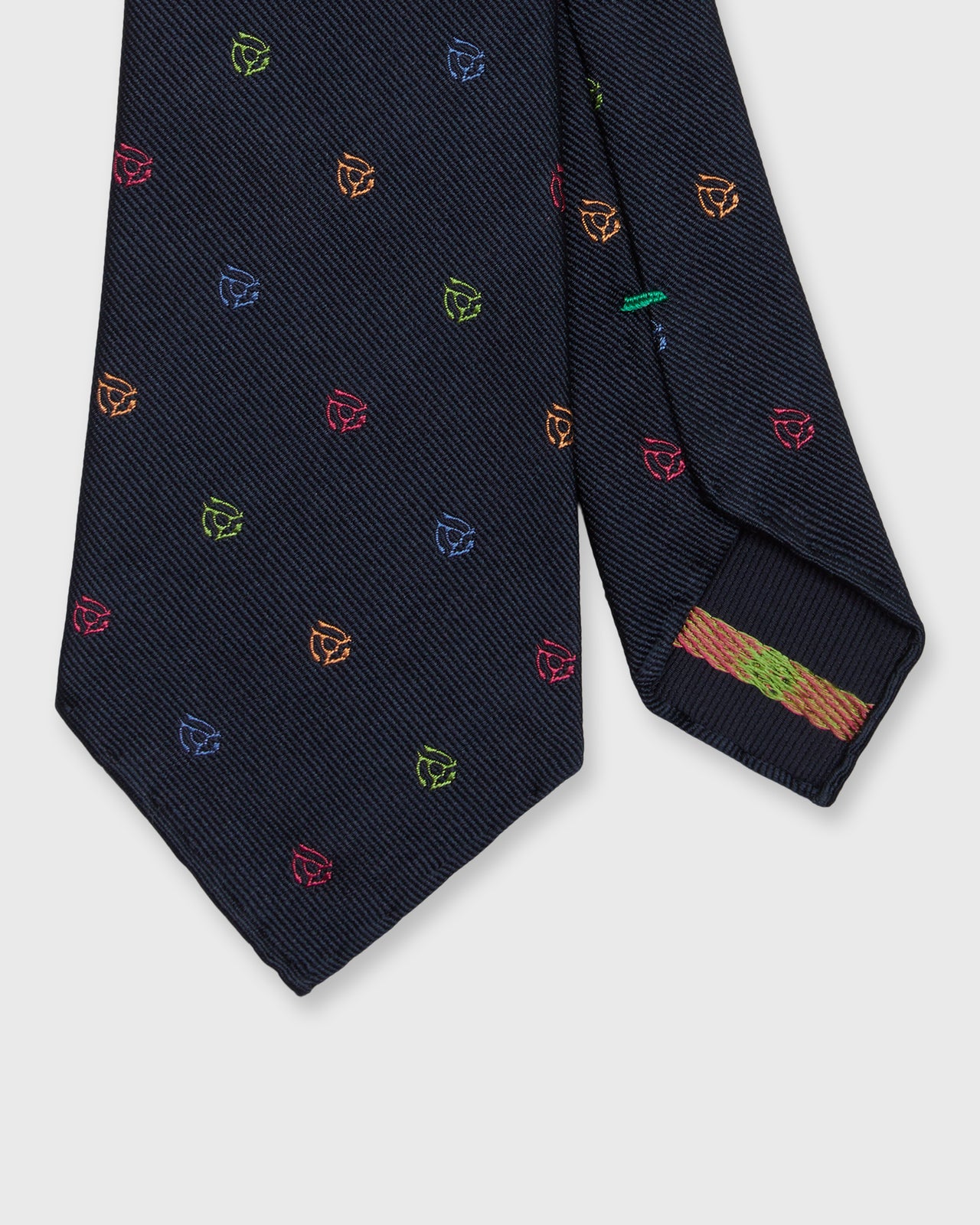 Silk Woven Tie in Pacific/Multi Adaptor