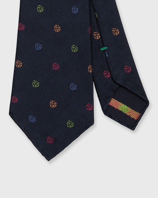 Silk Woven Tie in Pacific/Multi Adaptor