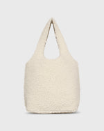 Load image into Gallery viewer, Paola Bucket Bag in Natural Shearling
