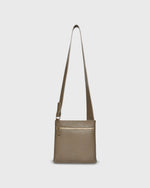Load image into Gallery viewer, Crossbody Pouch in Dark Taupe Leather
