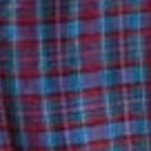 Classic Shirtwaist Maxi Dress in Mini Macbeth Tartan Iridescent Silk Shantung
