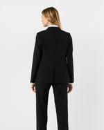 Load image into Gallery viewer, Tuxedo Jacket in Black Wool Barathea
