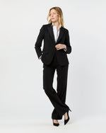 Load image into Gallery viewer, Tuxedo Pant in Black Wool Barathea
