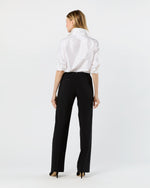 Load image into Gallery viewer, Tuxedo Pant in Black Wool Barathea
