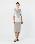 Load image into Gallery viewer, Val Sweater in Silver Foil Print Cotton/Wool
