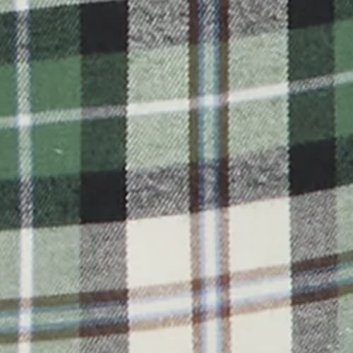 Pajama Pant in Green/Blue/Brown Plaid Poplin