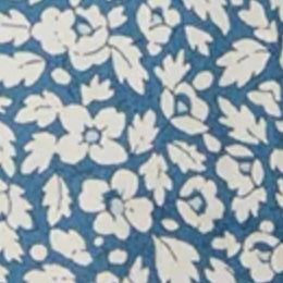 Anyway Scarf in Blue Feather Meadow Liberty Fabric