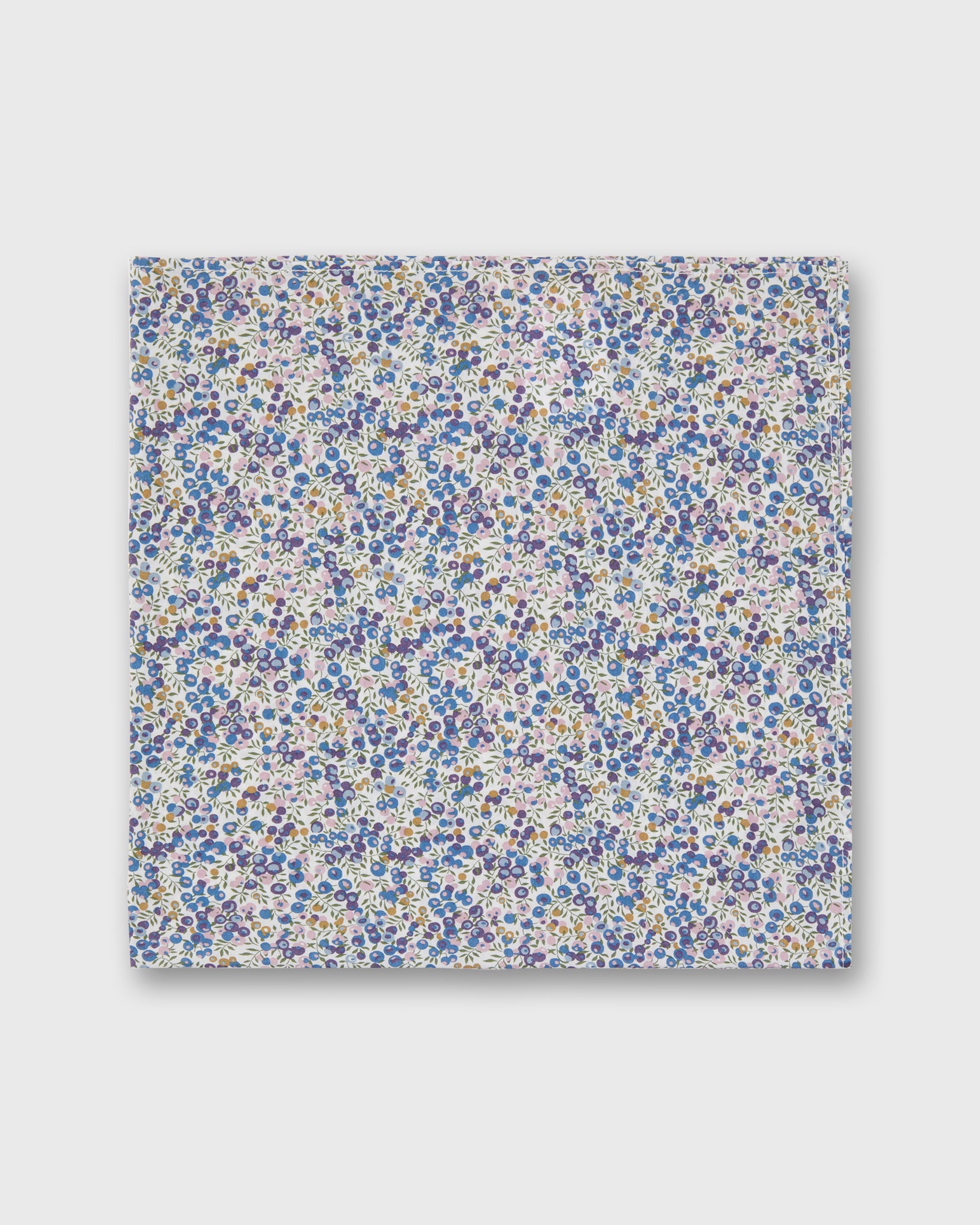 Anyway Scarf in Eggplant/Multi Wiltshire Bud Liberty Fabric