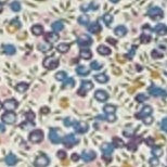 Anyway Scarf in Eggplant/Multi Wiltshire Bud Liberty Fabric