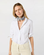 Load image into Gallery viewer, Anyway Scarf in Eggplant/Multi Wiltshire Bud Liberty Fabric
