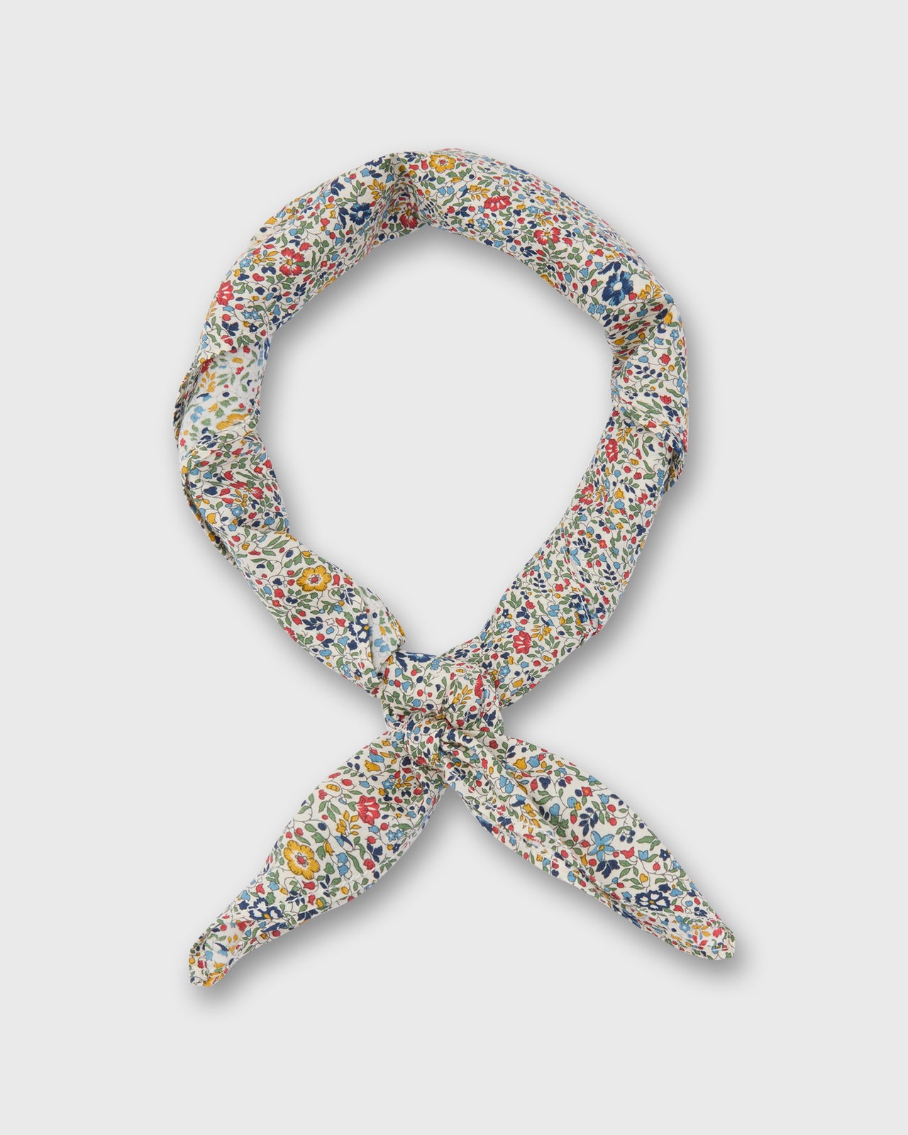 Anyway Scarf in Blue/Red Katie & Millie Liberty Fabric