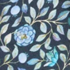 Silk Tied Up Scarf in Blue/Multi Zara Thanrose Liberty Fabric Silk Twill