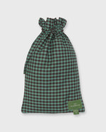 Load image into Gallery viewer, Button-Front Boxer Short in Green/Brown Gingham Twill

