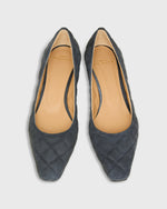 Load image into Gallery viewer, Jane Flat in Navy Suede
