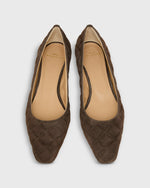 Load image into Gallery viewer, Jane Flat in Chocolate Suede

