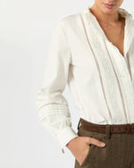 Load image into Gallery viewer, Lina Blouse in Ivory Poplin
