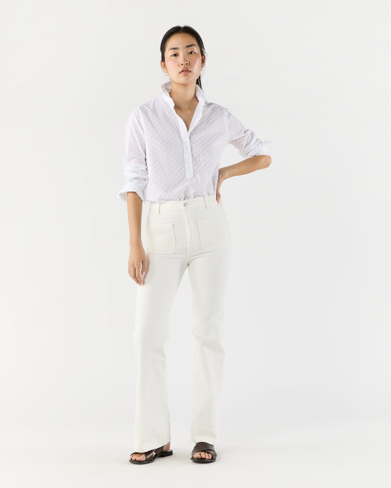 St Monica Jean in Natural White