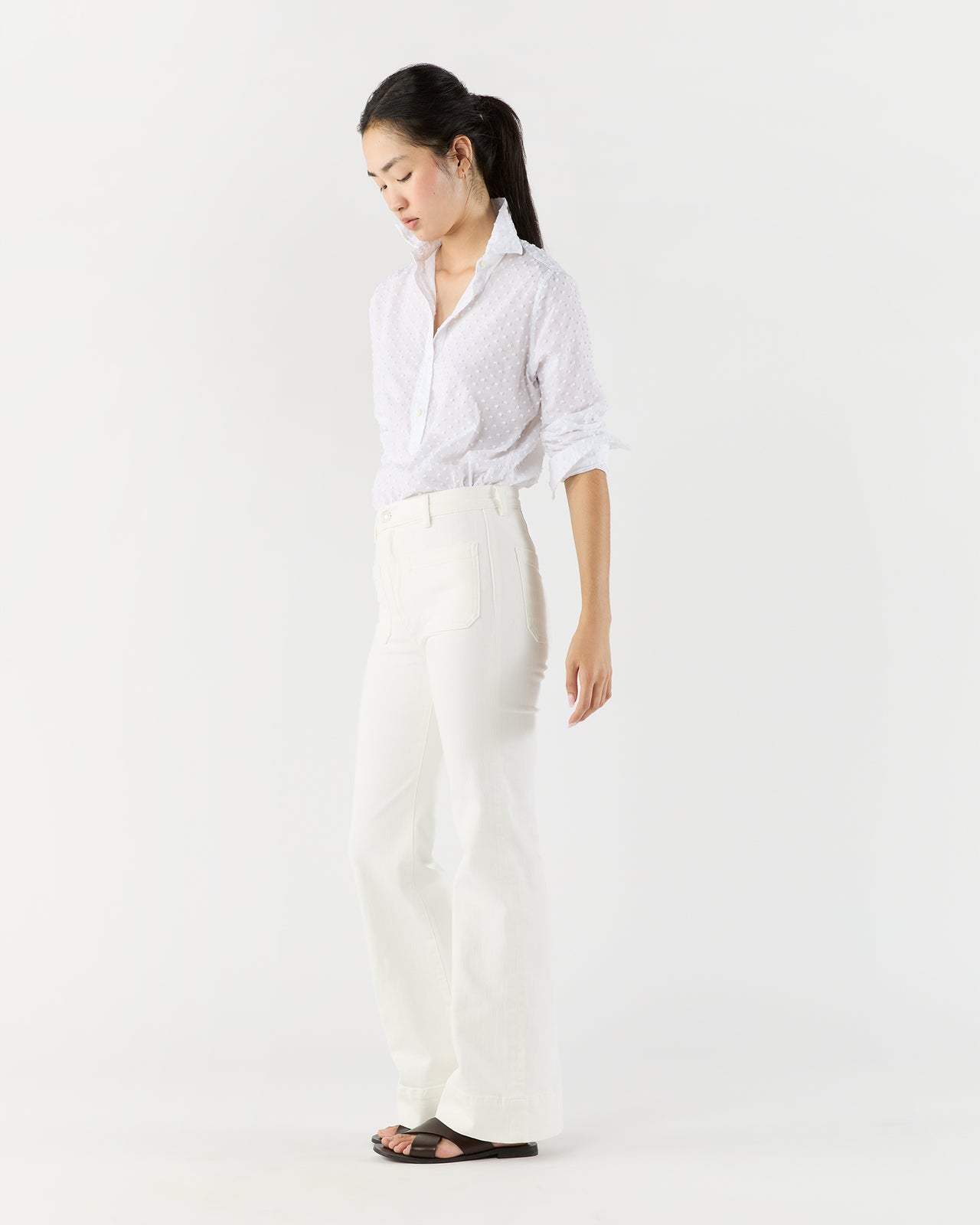 St Monica Jean in Natural White