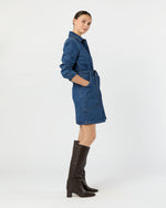 Load image into Gallery viewer, Winter Dress in Stonewashed Indigo
