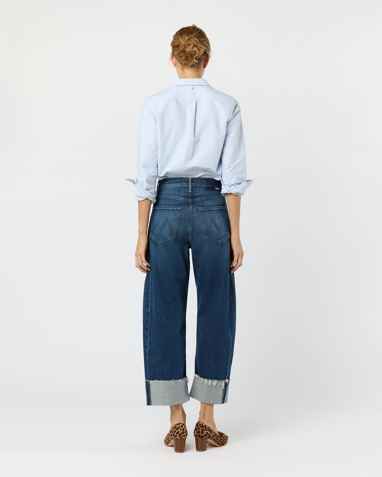 The Half-Pipe Ankle Cuff Fray Jean in Perfectly Imperfect