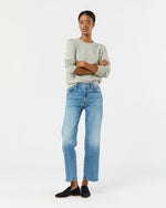 Load image into Gallery viewer, The Mid Rise Rambler Zip Ankle Jean in Out Of The Blue
