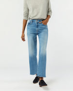 Load image into Gallery viewer, The Mid Rise Rambler Zip Ankle Jean in Out Of The Blue
