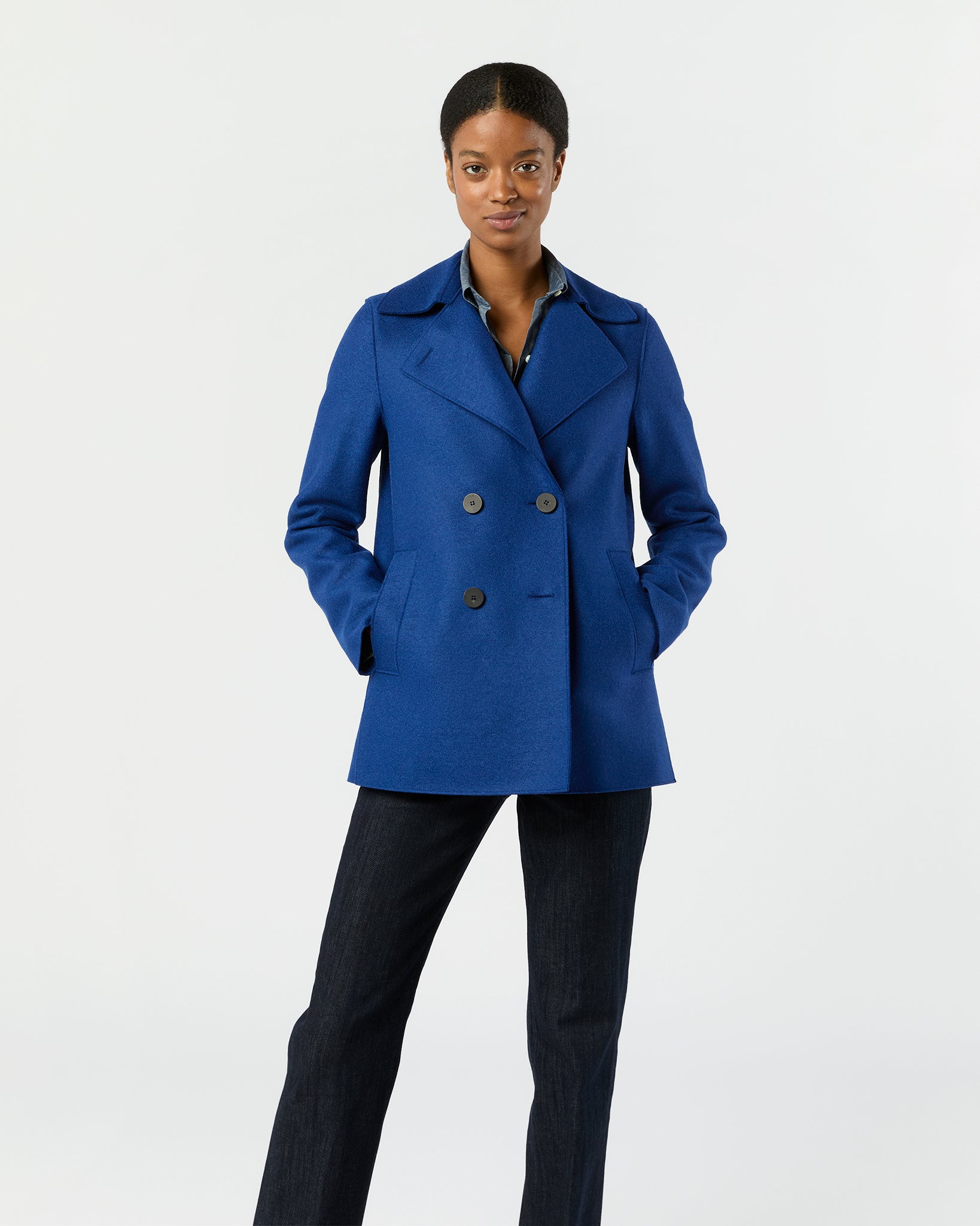 Peacoat in Mirage | Shop Ann Mashburn
