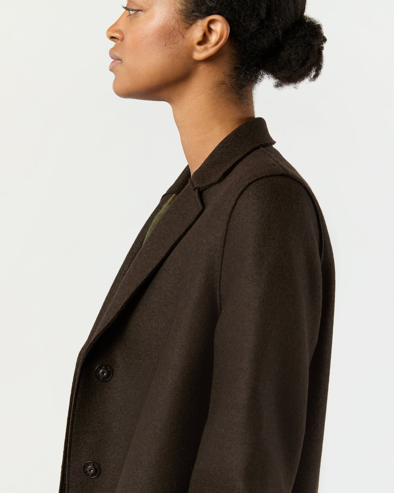 Cocoon Coat in Dark Brown | Shop Ann Mashburn
