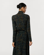 Load image into Gallery viewer, Aurelia Jersey Long Sleeve Turtleneck Top in Desert Jasper
