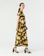 Load image into Gallery viewer, Sporty Swing Dress in Black Monarch Cotton Jersey
