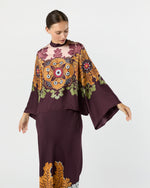 Load image into Gallery viewer, Make An Exit Top in Burgundy Bounty Silk
