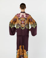 Load image into Gallery viewer, Make An Exit Top in Burgundy Bounty Silk
