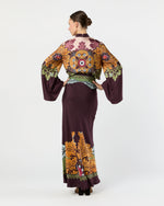 Load image into Gallery viewer, Sleek Skirt in Burgundy Bounty Silk
