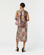 Load image into Gallery viewer, Pencil Skirt in Dusty Pink Nucleus Jacquard
