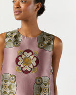 Load image into Gallery viewer, La Scala Top in Dusty Pink Nucleus Jacquard
