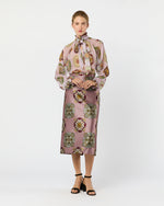 Load image into Gallery viewer, Cerere Blouse in Dusty Pink Nucleus Silk Creponne
