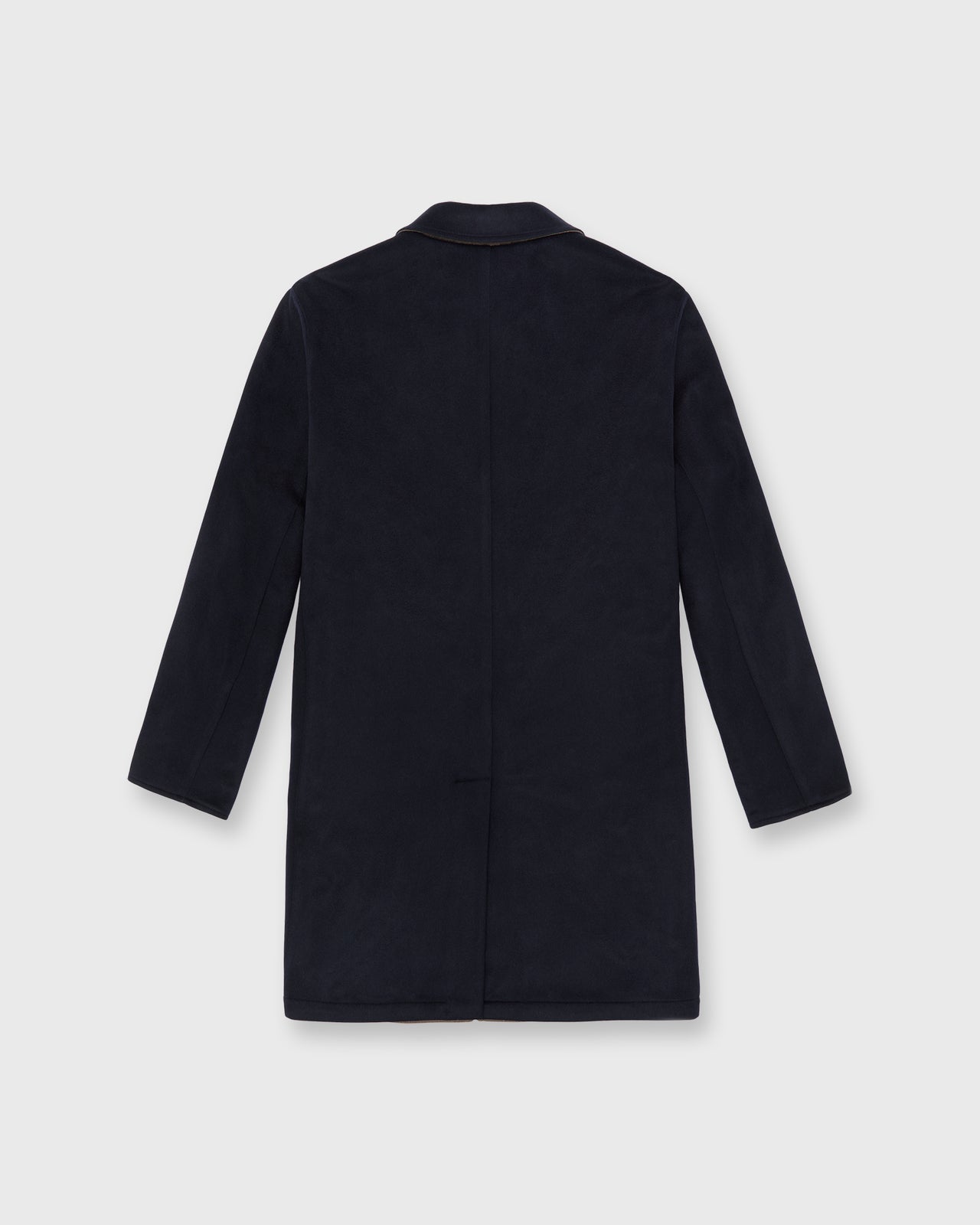 Peak Reversible Coat in Navy/Peat Mix