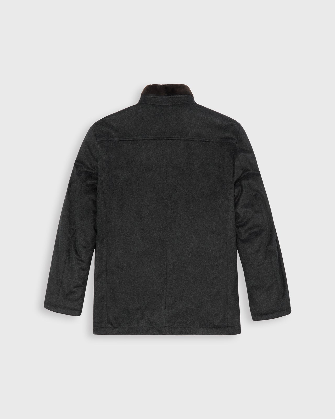 Toc Coat in Charcoal
