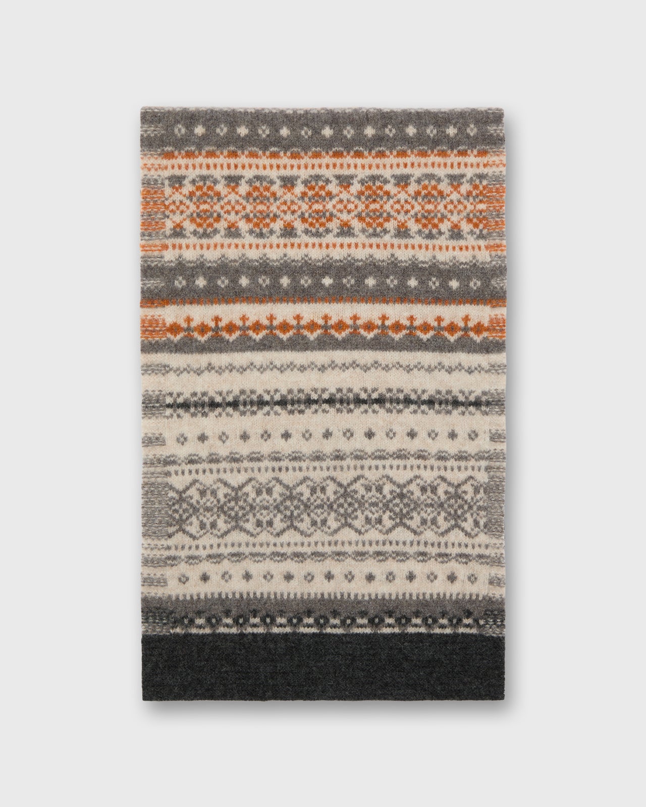 Alloa Fairisle Scarf in Winter