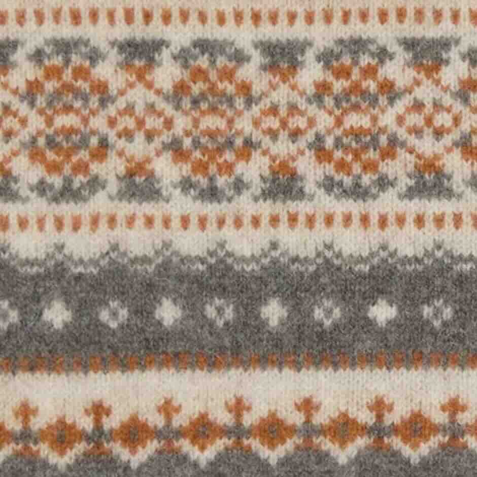 Alloa Fairisle Scarf in Winter