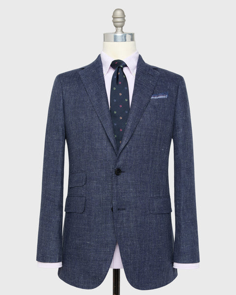 Kincaid No. 2 Jacket in Blue Hopsack | Shop Sid Mashburn Kincaid No. 2 Jacket in Blue Hopsack | Shop Sid Mashburn