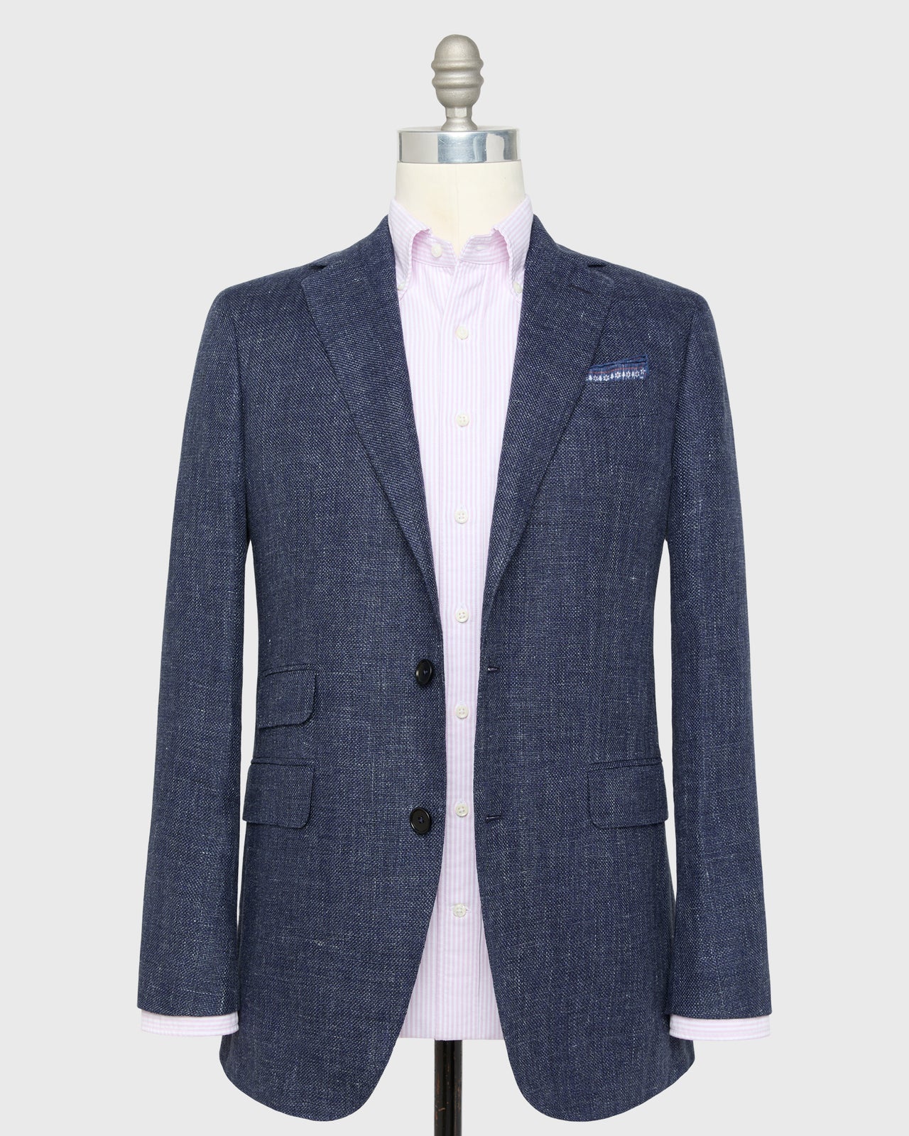 Kincaid No. 2 Jacket in Blue Hopsack