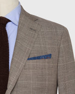 Load image into Gallery viewer, Virgil No. 3 Suit in Mocha/Bone Glenplaid Plainweave
