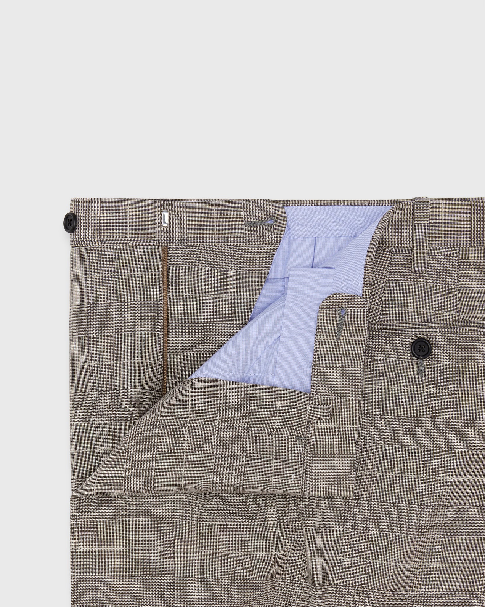 Virgil No. 3 Suit in Mocha/Bone Glenplaid Plainweave | Shop Sid
