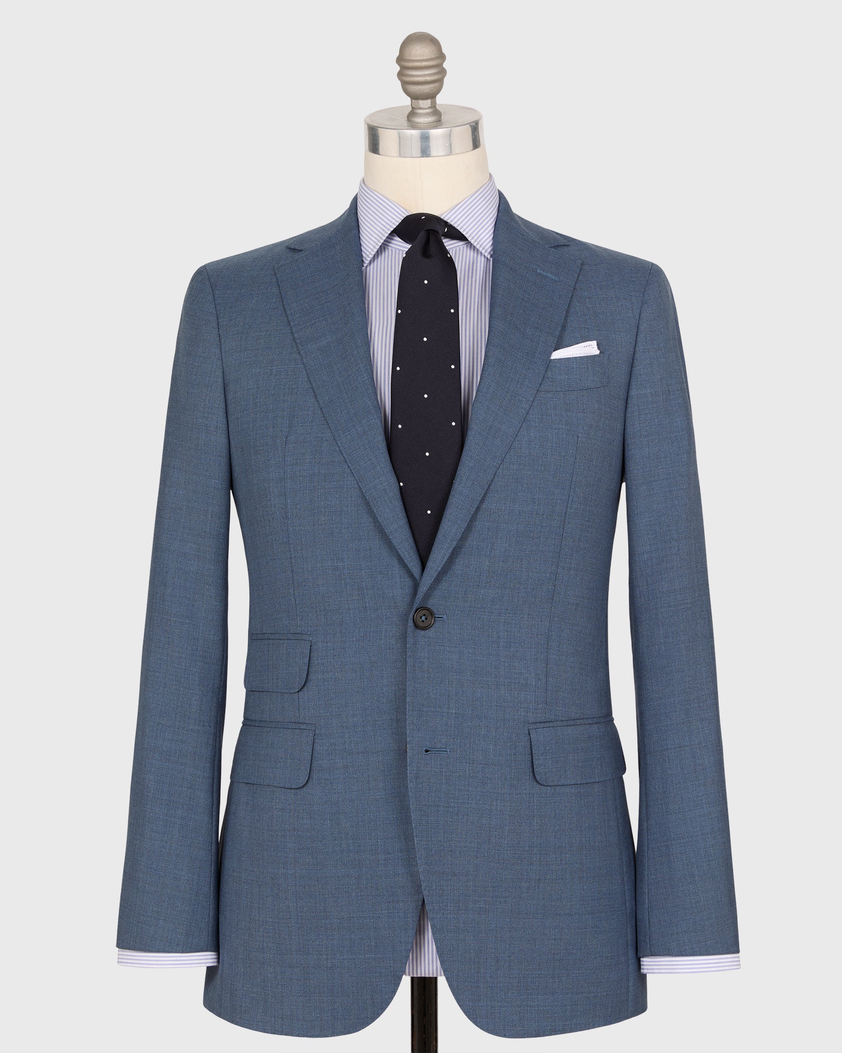 Kincaid No. 2 Suit in Dusty Blue Tropical Wool | Shop Sid Mashburn