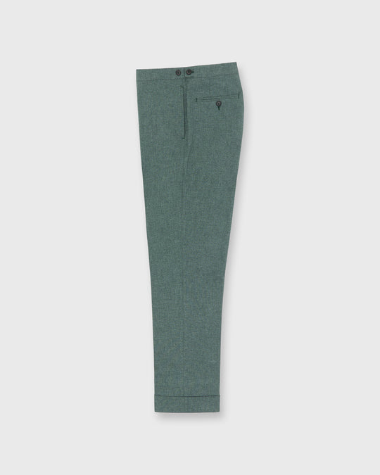 Side-Tab Dress Trouser in Seamoss Plainweave