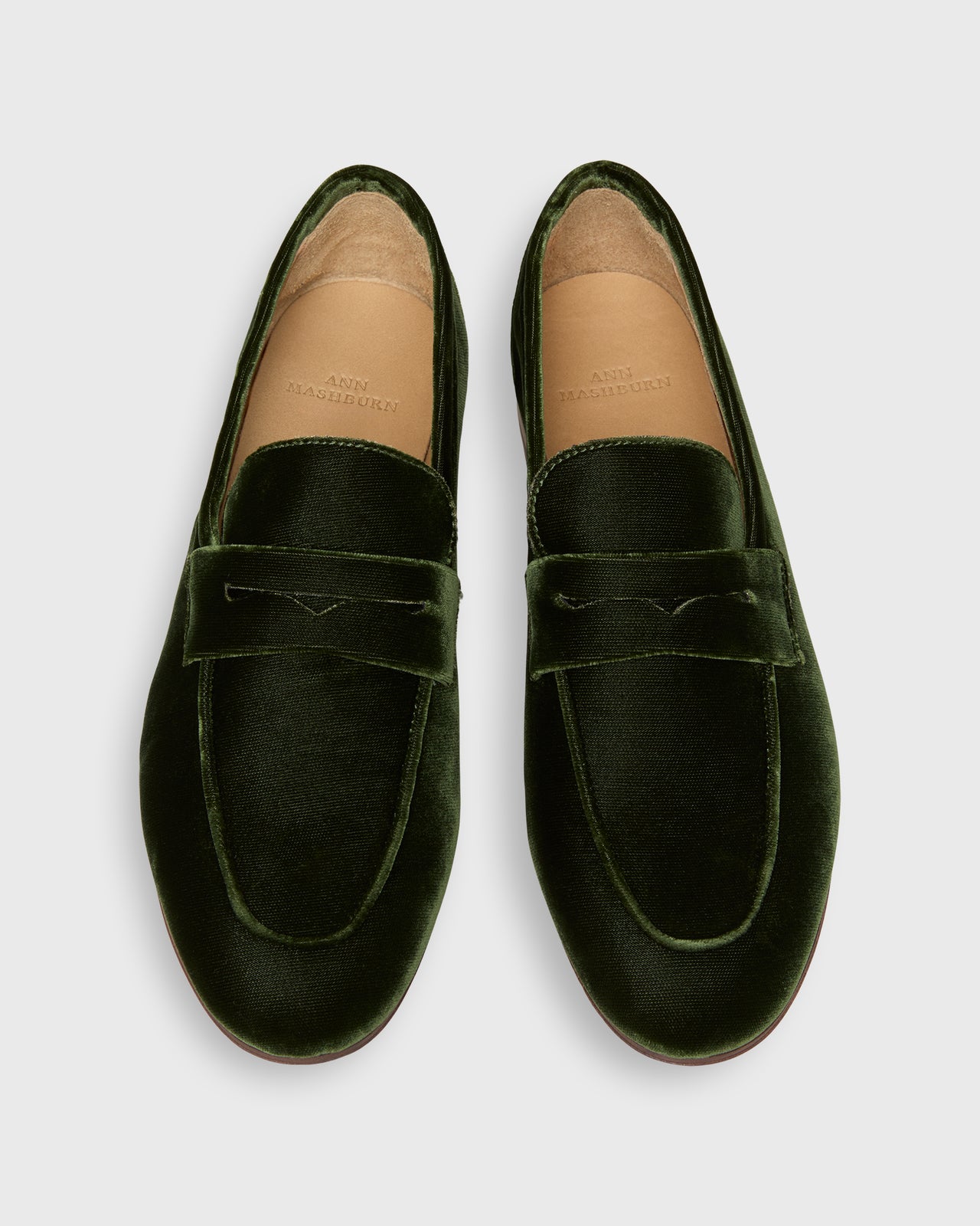 Mia Loafer in Hunter Velvet